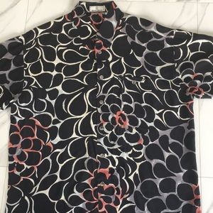 Messori bottom down shirt. 100% silk